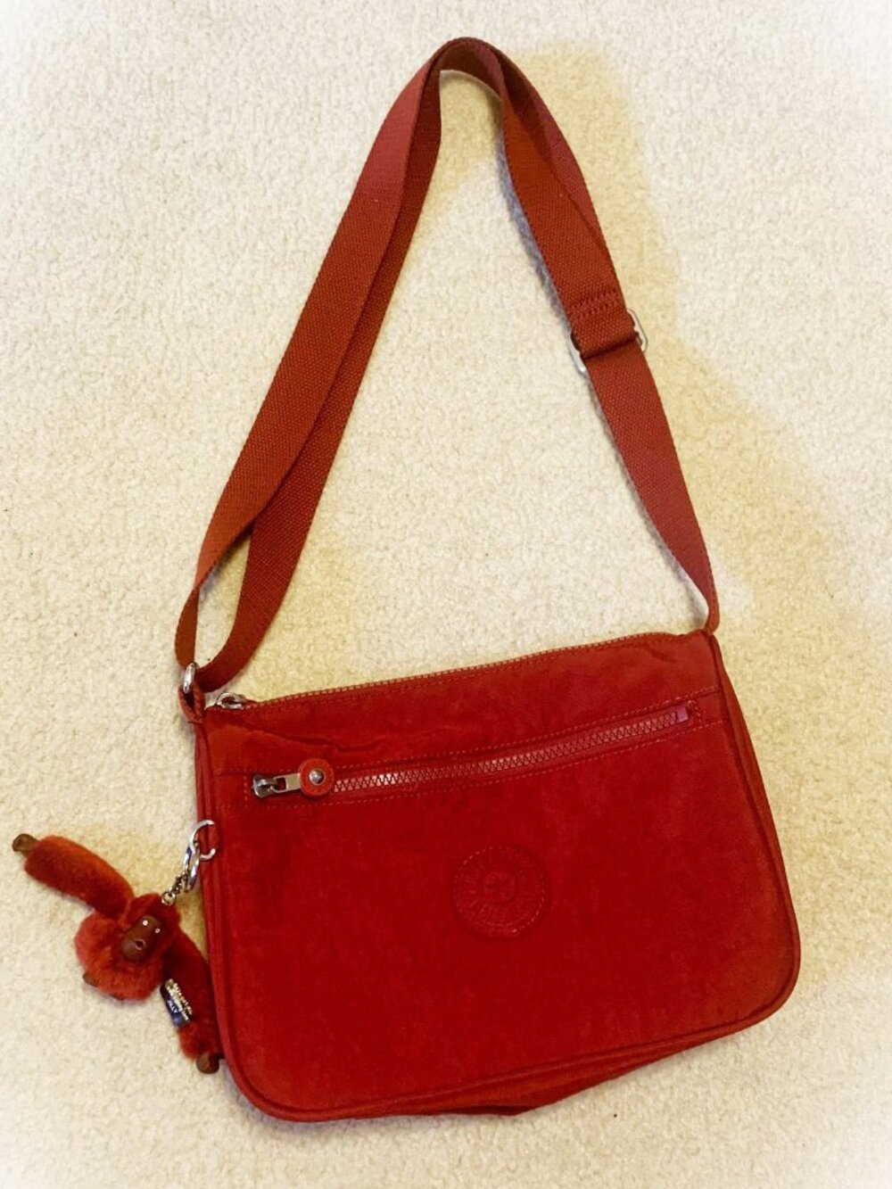 Kipling Callie Crossbody Shoulder Bag Ruby Red NWOT